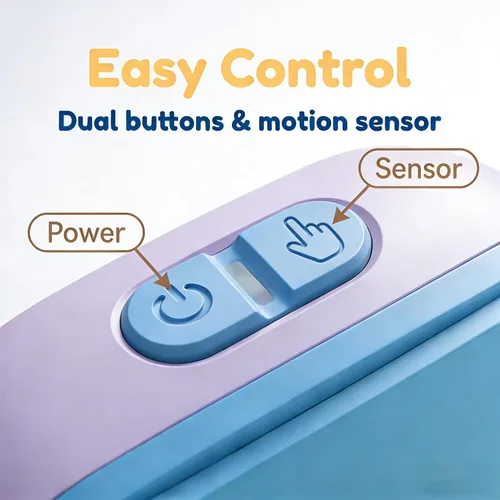 Vista 8 de Juego de luces de campamento para niños, linterna recargable y linterna frontal con sensor de movimiento con carga USB-C, luz nocturna regulable