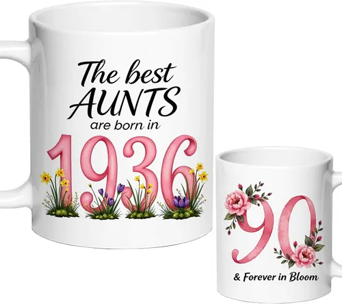 Vista 8 de 100th Birthday Coffee Mug, 100 Years Fabulous Gift for Women 11oz