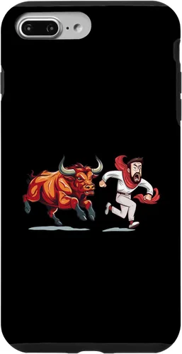 Vista 12 de Funda para iPhone 15 Pro Saint Fermin Bulls Running