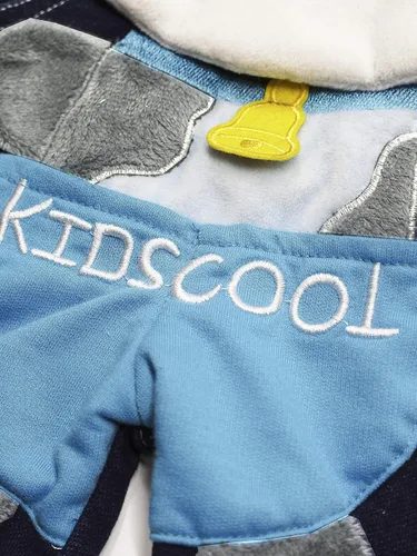 Vista 5 de KIDSCOOL SPACE Bebé Algodón 3D Dibujos Animados Suave Tejidos Vaqueros Monos