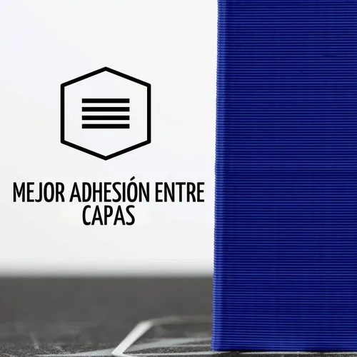 Vista 4 de HATCHBOX - Filamento de impresión 3D de ácido poliláctico de 0.069 pulgadas, color azul real, carrete de 2.2 libras, precisión dimensional de +