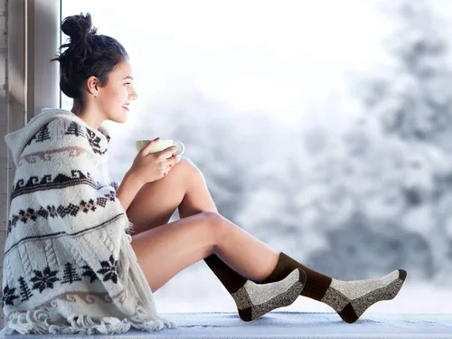 Vista 7 de Debra Weitzner - 6 pares de medias de invierno de lana merino para hombres y mujeres, medias gruesas cálidas y atléticas