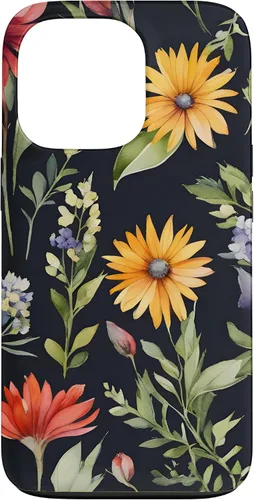 Vista 10 de iPhone 16 Bouquet Acuarela Flores Acuarela Floral Botánico Case