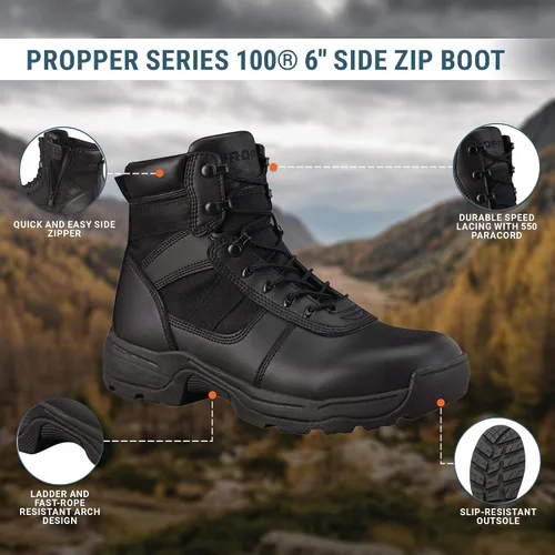Vista 4 de Propper Botas para hombre Series 100 6" con cremallera lateral