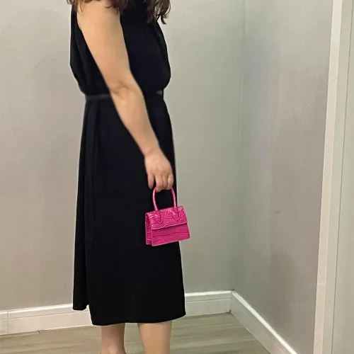 Vista 5 de Lindo bolso mini cruzado para mujer, bolso de mano con asa superior