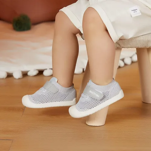 Vista 4 de BMCiTYBM Zapatos para bebé niño y niña de malla transpirable ligeros antideslizantes para primeros caminos 6 9 12 18 24 meses