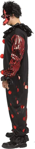 Vista 2 de Adult Red Chrome Clown Costume