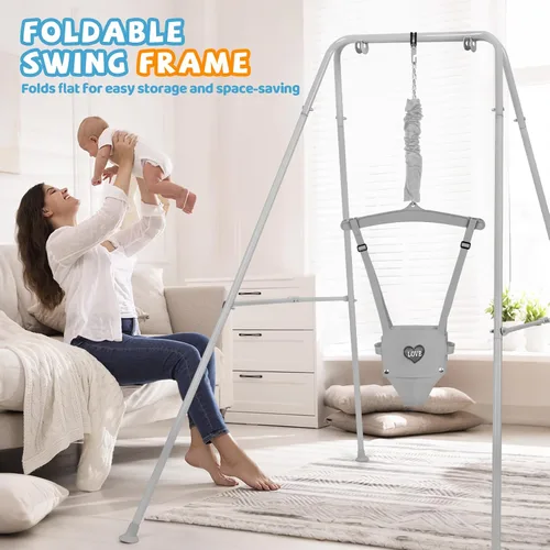 Vista 5 de Jersey de bebé con soporte, jerséis y gorilas con cadena ajustable Jersey para bebé de 6 a 24 meses, para jugar en interiores y exteriores, fácil