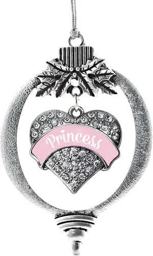 Vista 90 de Inspired Silver - Adorno con dije de hermana gemela - Adornos navideños de plata con circonitas cúbicas