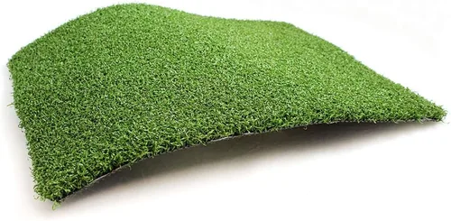 Vista 5 de Tapete de entrenamiento de golf, césped artificial para uso en interiores y exteriores, césped sintético para béisbol, fútbol, deportes de gimnasio