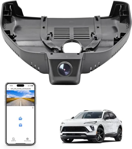 Vista 17 de Mangoal Cámara de tablero delantera 4K y trasera de 1080p para Buick Enclave 2018-2024 (modelo A), se prefiere Base Essence Premium Avenir