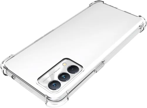 Vista 3 de USTIYA Funda para Realme GT Master / Q3 Pro Funda Transparente TPU Cuatro Esquinas Funda Protectora Transparente Suave
