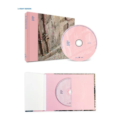 Vista 2 de YOU NEVER WALK ALONE [ RIGHT Ver. ] BTS WINGS ALBUM CD + Photobook + Photocard + FREE GIFT