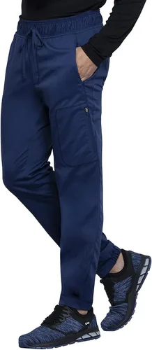Vista 7 de Cherokee Men Scrubs Pant Workwear Revolution Natural Rise Jogger WW012