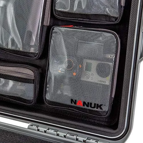 Vista 3 de Nanuk 935-LIDO - Organizador de tapa para funda Nanuk y cerradura de caja aprobada por la TSA color negro 900-TSA Lock NANUK
