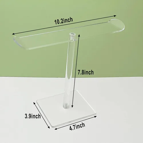 Vista 8 de Organizador de acrílico para diadema, paquete de 2 accesorios para el cabello