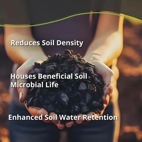 Vista 5 de Kelp Bliss (10 libras) + Char Bliss (8 cuartos de galón) – Fertilizante orgánico de harina de algas y biocarbón orgánico para plantas – Carbón