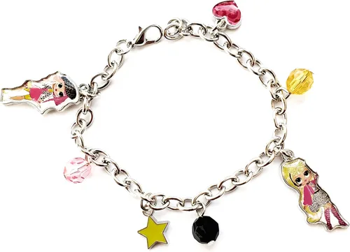 Vista 2 de UPD Pulsera con cuentas para niñas (LOL OMG), Metal