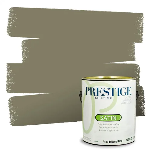 Vista 117 de Prestige Paints - 2 en 1, pintura base y pintura de exterior, E100-N-735BM