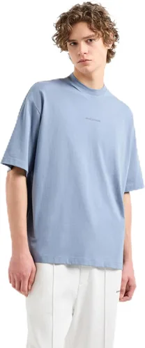 Vista 9 de Armani Exchange Camiseta Triangulation con cuello redondo para hombre Negro