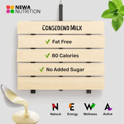 Vista 3 de Sin Azúcar (Sin Azúcar Añadido) Mezcla de Leche Condensada Sin Gluten Sin OGM Peso: 8 oz/226.8 gr. (Paquete de 2)
