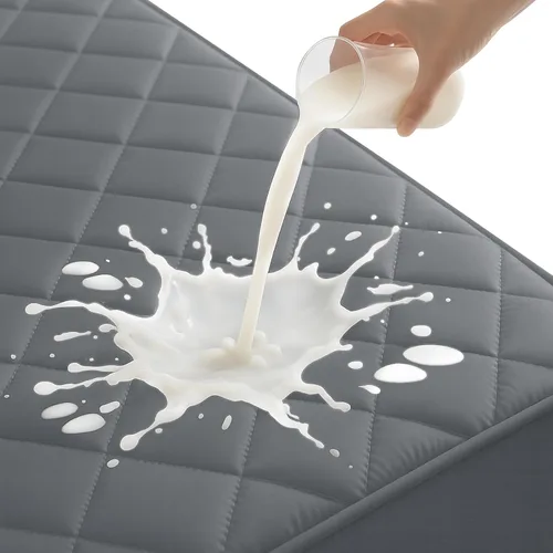 Vista 10 de Protector de colchón tamaño individual, protector de colchón impermeable ajustable hasta 16 pulgadas de profundidad, funda de colchón suave