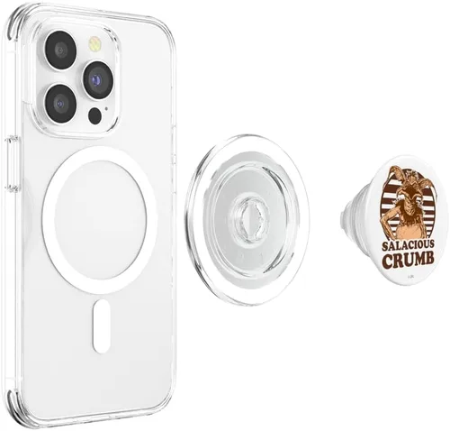 Vista 4 de Star Wars Salacious Crumb - Retrato a rayas PopSockets MagSafe PopGrip para iPhone