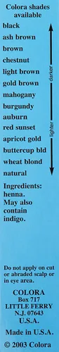 Vista 3 de Colora Henna - Tinte en polvo para el cabello, caoba, 2 onzas (paquete de 3)