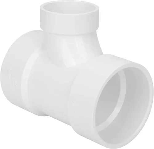 Vista 16 de Paquete de 8 accesorios de tubería de PVC de 1 pulgada x 3/4 pulgadas con codo de 90 grados (enchufe x zócalo) Schedule 40 PVC Slip Reductor 90°