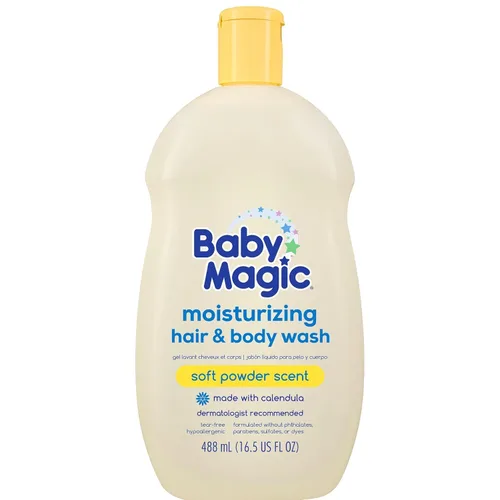 Vista 13 de Baby Magic Baño calmante para bebé, 9 onzas, lavanda y manzanilla, sin lágrimas, libre de parabenos, ftalatos, sulfatos y tintes