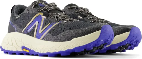 Vista 8 de New Balance - Zapatos de senderismo Fresh Foam X Hierro V7 para mujer negro/azul marino