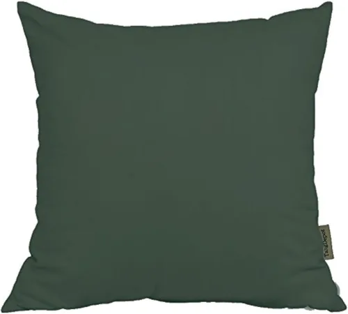 Vista 96 de TangDepot Fundas de almohada sólidas de seda sintética duradera, fundas de almohada cuadradas decorativas, fundas de almohada para interiores y Azul