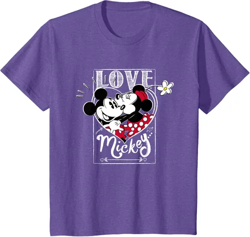Vista 37 de Disney Mickey & Minnie Mouse Love Mickey - Camiseta para el día de San Valentín