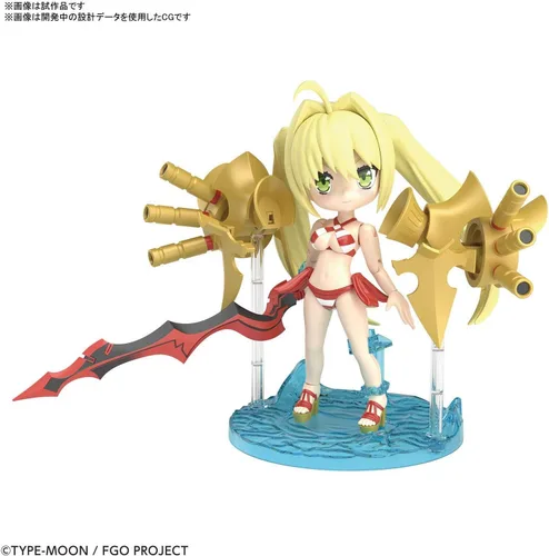 Vista 3 de Bandai Hobby Petitrits Lanzador Nero Claudio Destino Gran Orden