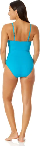 Vista 2 de Anne Cole Maillot Solid traje de baño de una pieza para mujer
