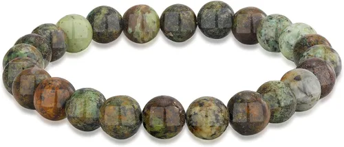 Vista 77 de Crystal Vibe Pulseras de cuentas de 0.315 in para mujeres y hombres, pulseras de cristal con piedras preciosas naturales, tamaño elástico ajustable