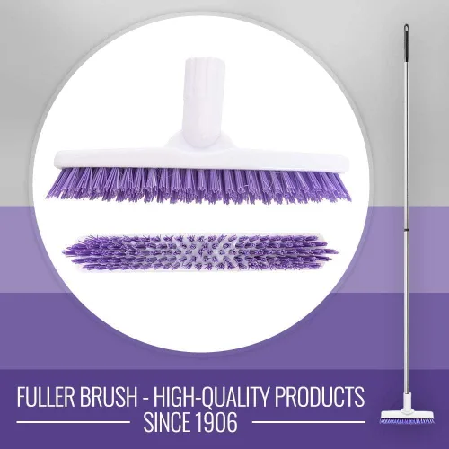 Vista 7 de Set Fuller Tile Grout E-Z Cepillo & Mango de acero telescópico.
