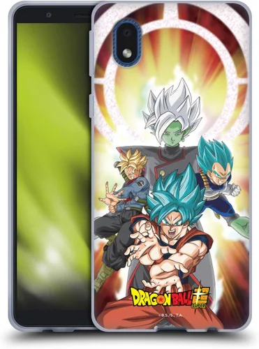 Vista 306 de Head Case Designs Funda de gel con licencia oficial de Dragon Ball Super Group Future Trunks Arc Characters [protección de grado militar] compatible