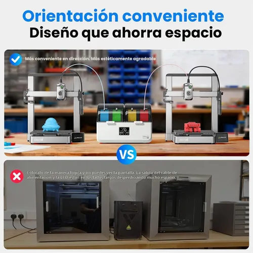 Vista 5 de Secador de filamento oficial de Creality Space Pi X4L, caja de Espacio Pi X4l