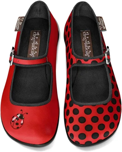 Vista 12 de Hot Chocolate Design Nostalgic - Zapatos planos con correa de hebilla para Cereza