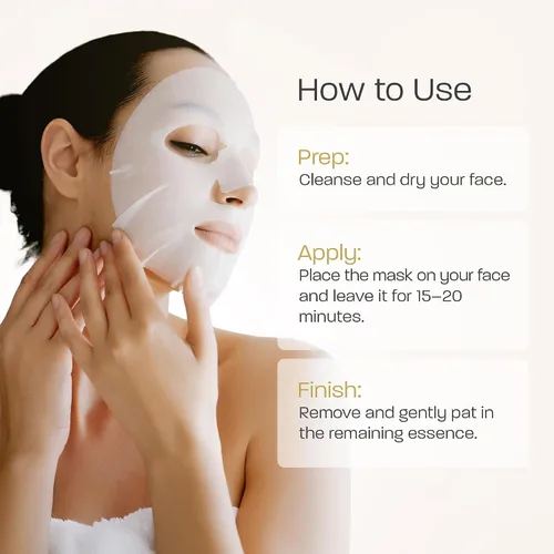 Vista 4 de La Fresh Máscara de hoja de mucina de caracol hidratante profunda, máscara facial de hidratación y resplandor con esencia de mucina de caracol, 10