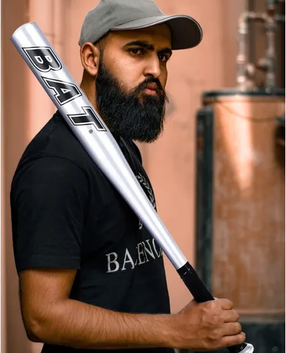 Vista 6 de Bate de béisbol, bate de sóftbol, bate de T-Ball Bat Defensa en el hogar, autodefensa, aleación de aluminio, ligero, alto brillo