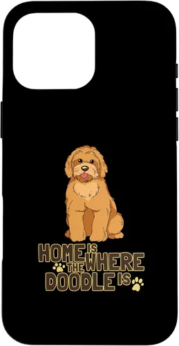 Vista 18 de Funda dorada para iPhone 11 Goldendoodle Dood Funny Doodle Dog