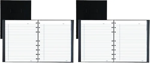 Vista 8 de Blueline MiracleBind - Cuaderno de 1 materia, regla media/universitaria, cubierta morada, (75) hojas de 9.25 x 7.25 pulgadas