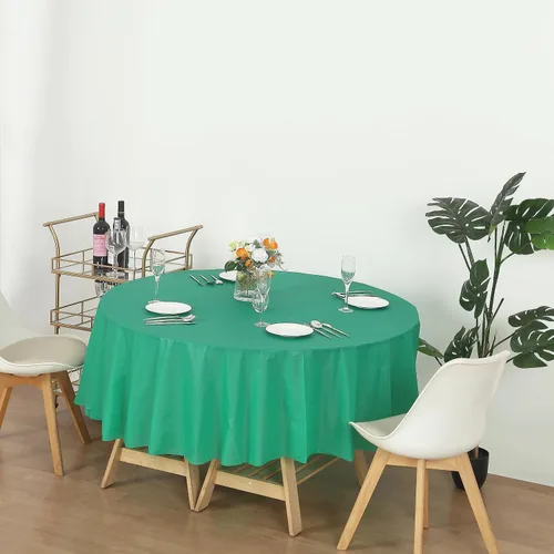 Vista 110 de Evershine - Mantel de plástico resistente (reutilizable, 12 unidades)