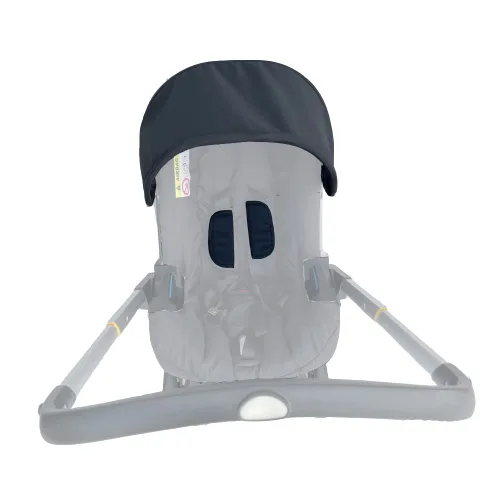 Vista 4 de Accesorios de Repuesto para Cochecito Capota, Escudo de Protección, Parasol Textil Compatible con Asiento de Automóvil y Cochecito Doona (Negro)