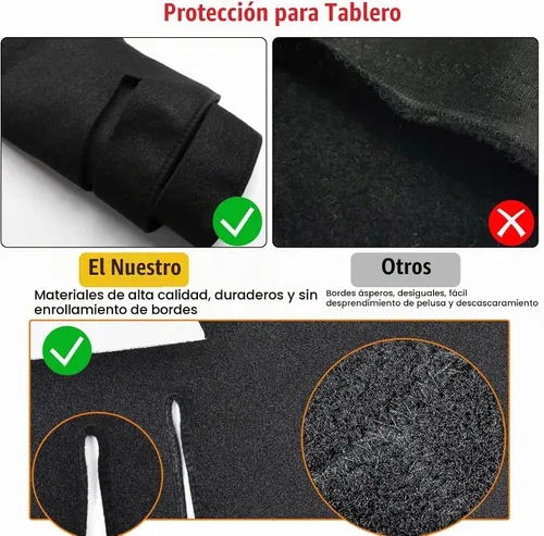 Vista 2 de Hex Autoparts Alfombrilla de repuesto negra para salpicadero Chevy C10 C20 C30 K10 K20 K30 Truck 1981-1986