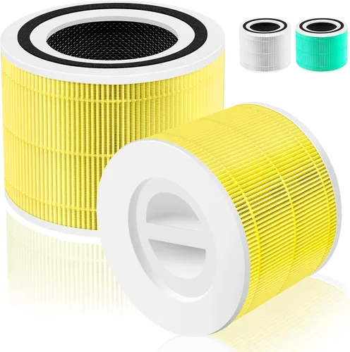 Vista 9 de Filtro de repuesto de absorción de toxinas Core 300 para purificador de aire LEVOIT Core 300/Core 300-P/Core 300S, 3 en 1 grado H13 True HEPA