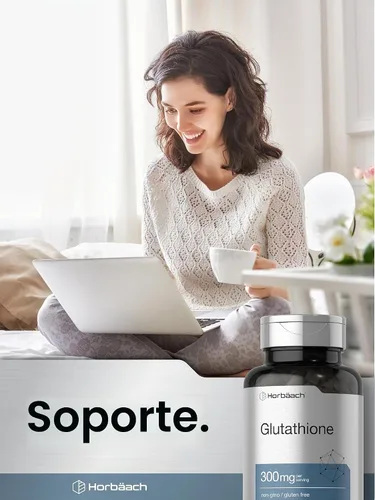 Vista 7 de Horbäach Glutatión 300mg 60 Cápsulas Reduce