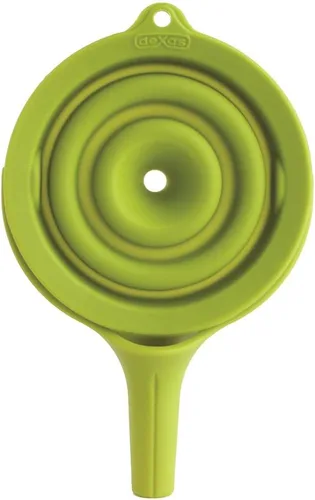 Vista 2 de Dexas POP - Embudo de silicona plegable pequeño, 2.5 pulgadas de diámetro, color gris